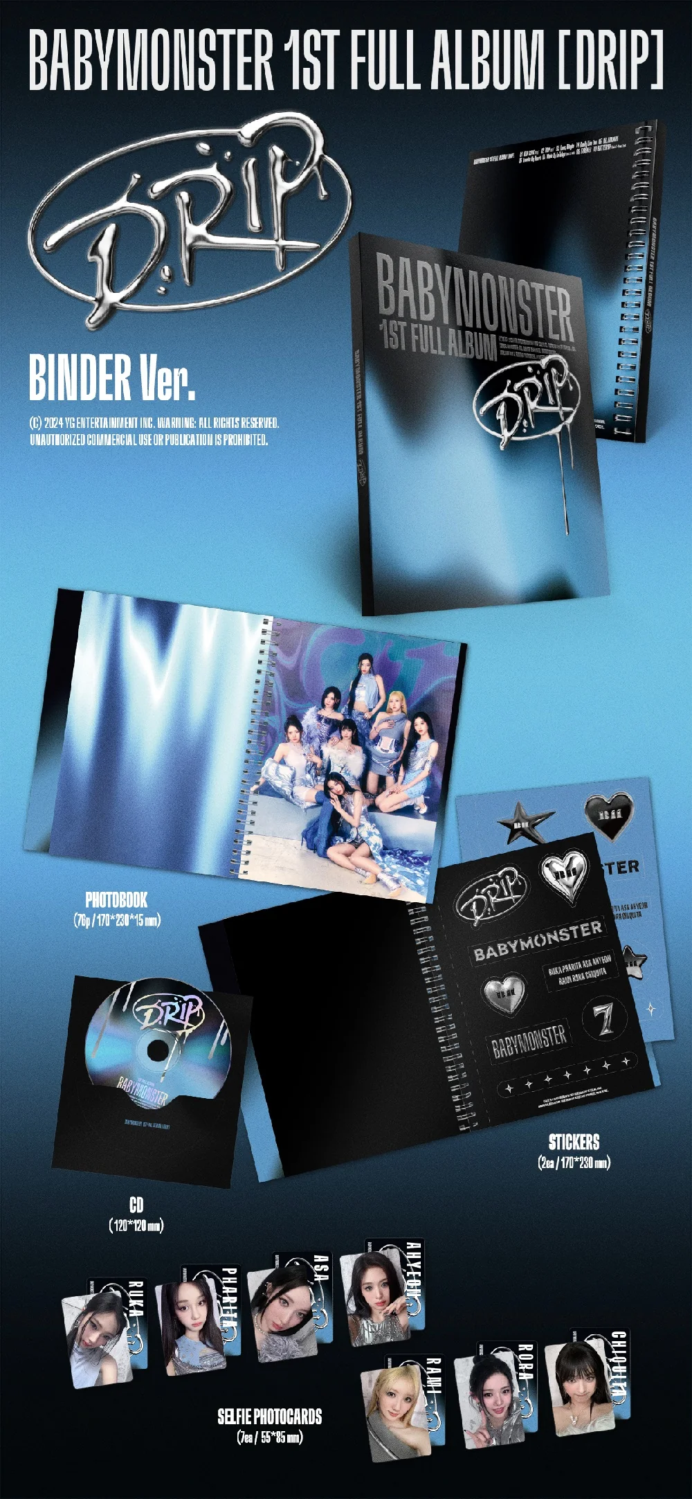 BABYMONSTER – 1st FULL ALBUM [DRIP]