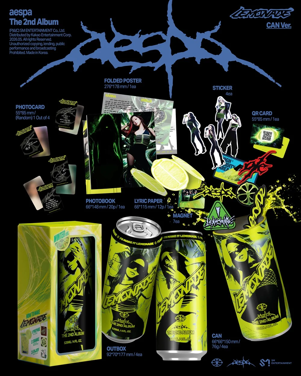 aespa - LEMONADE (CAN ver. Smart Album)