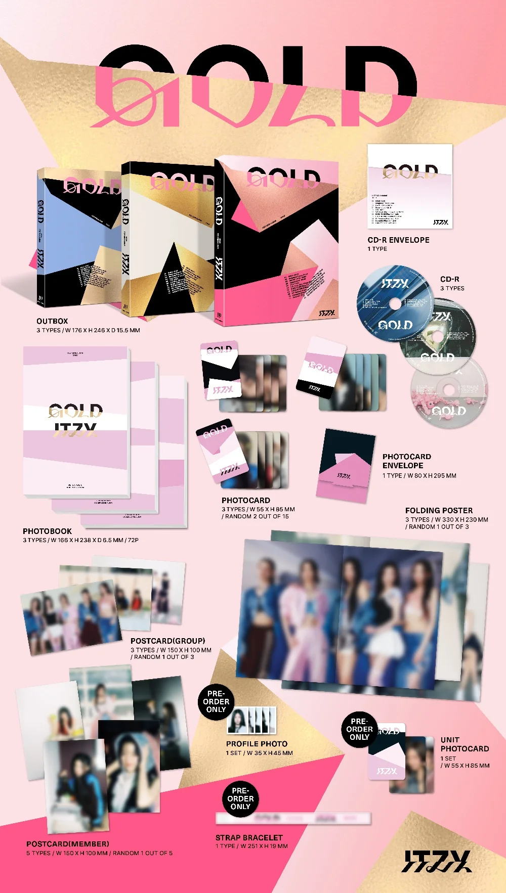 ITZY – [GOLD] STANDARD VER.
