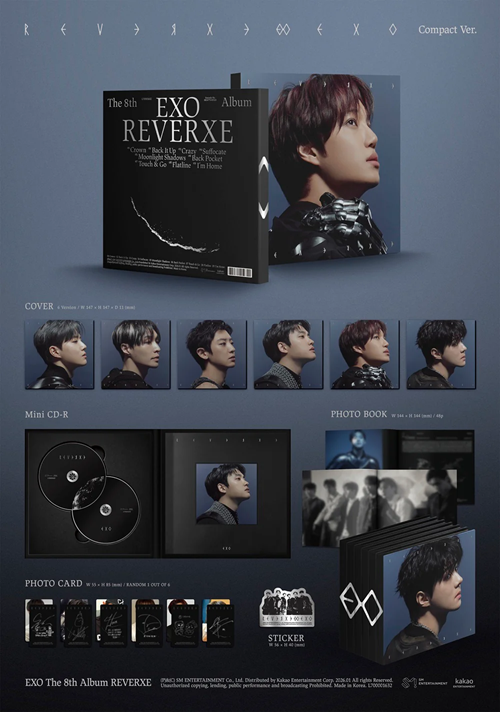 EXO – The 8th Album [REVERXE] (Compact Ver.)