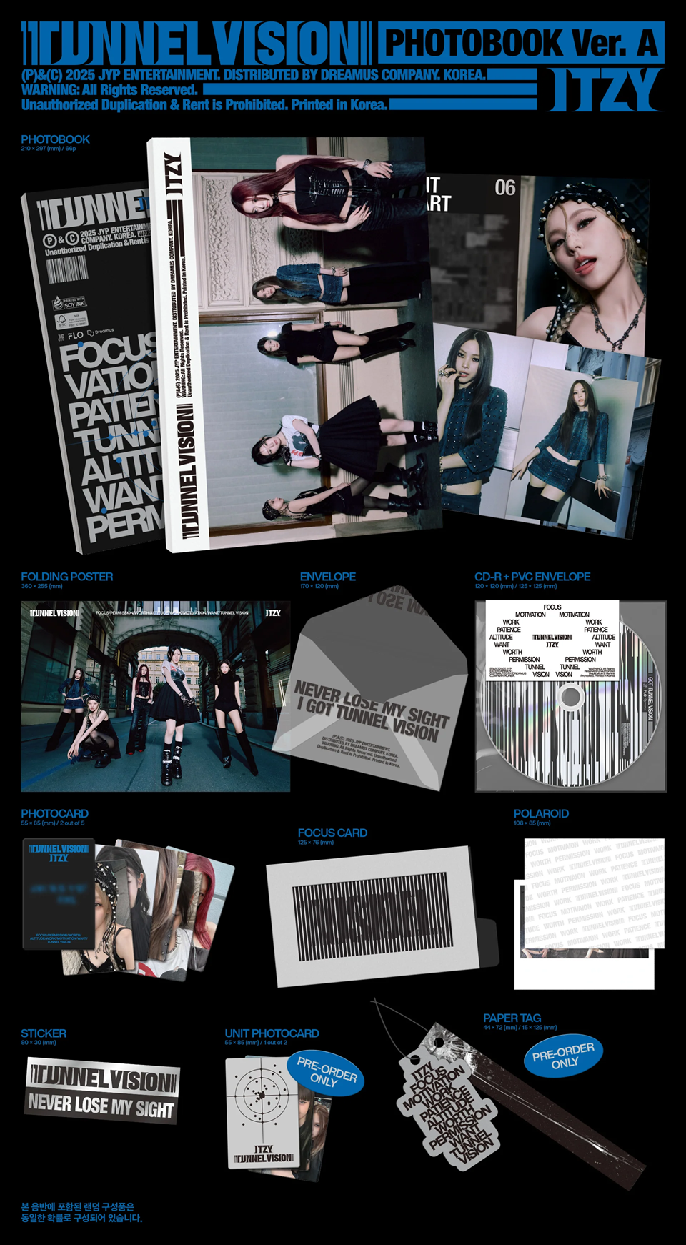 ITZY – [TUNNEL VISION] (Photobook Ver.) (Ver. A)