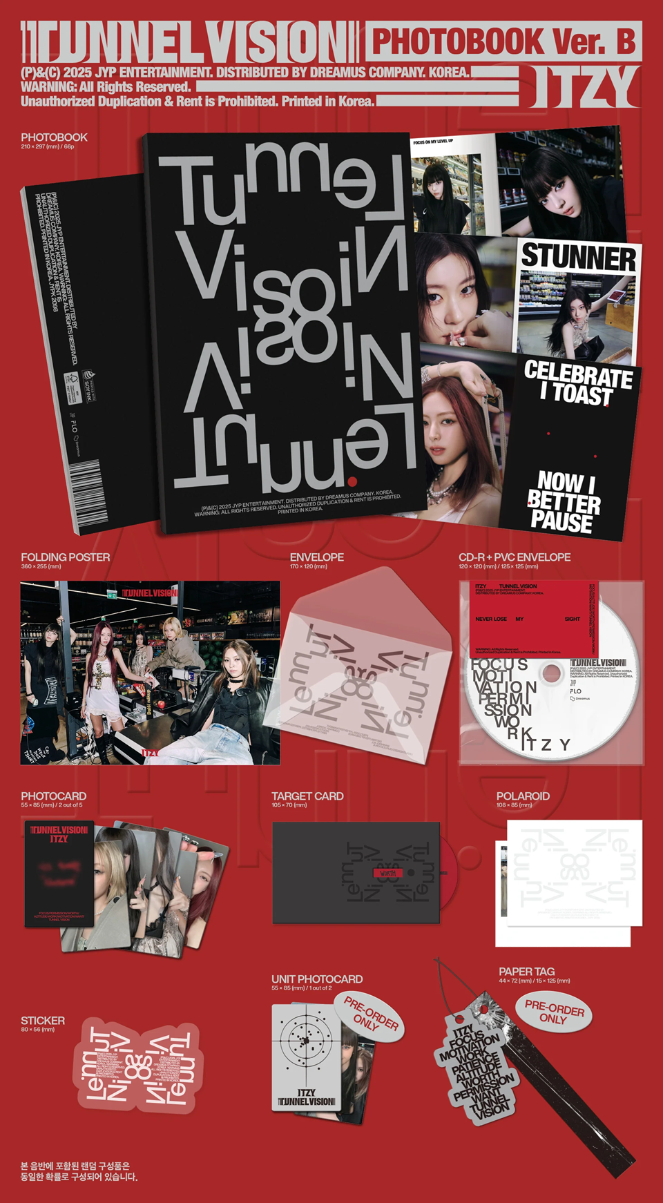 ITZY – [TUNNEL VISION] (Photobook Ver.) (Ver. B)