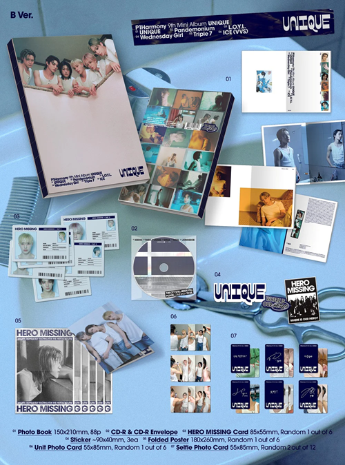P1Harmony – 9th Mini Album [UNIQUE] (Photobook Ver.)